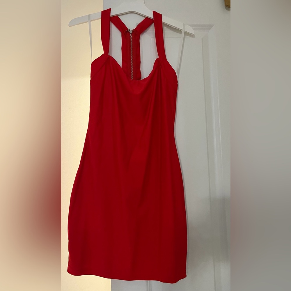 Superdown Vibrant Red Dress